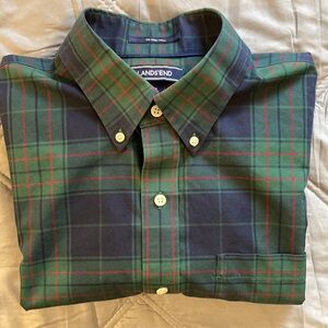 Lands End No Twill 100% Cotton shirt
